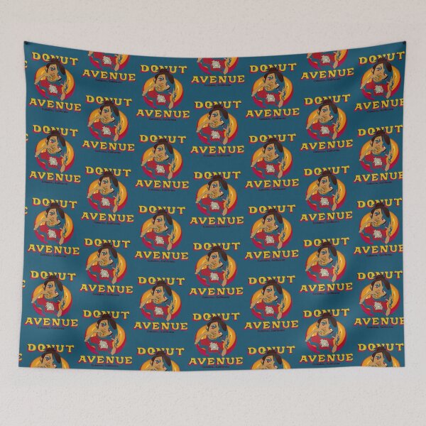 Item preview, Donut Avenue (Dark Shirt Bias) designed and sold by EngraveMy.