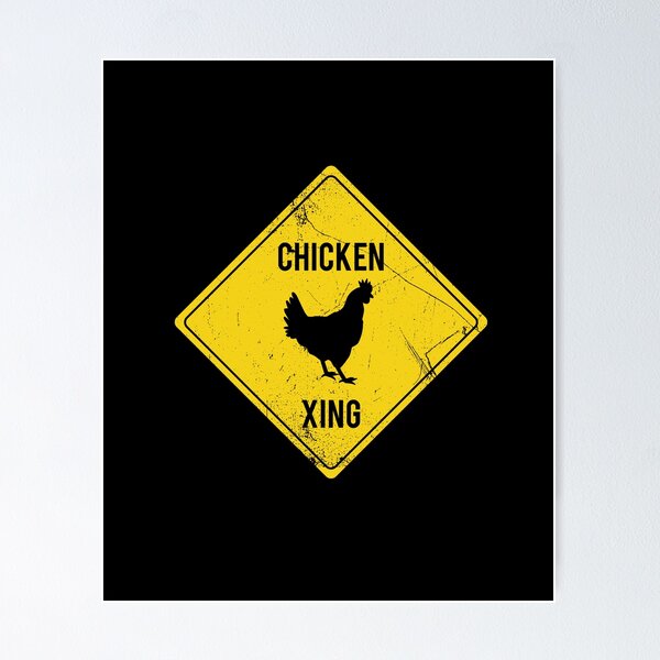 Item preview, Chicken Xing designed and sold by BlueRockDesigns.