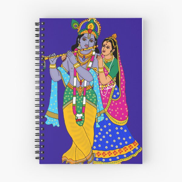 Item preview, RadhaKrishna Divine Love Digital Artwork | Eternal Devotion | Hindu Spiritual Wall Decor & Gifts designed and sold by Harshit_Digital_Arts.