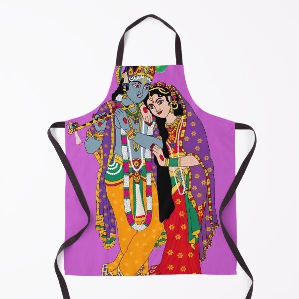 Item preview, RadhaKrishna Divine Love Digital Artwork | Eternal Devotion | Hindu Spiritual Wall Decor & Gifts designed and sold by Harshit_Digital_Arts.