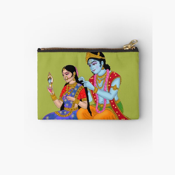 Item preview, RadhaKrishna Divine Love Digital Artwork | Eternal Devotion | Hindu Spiritual Wall Decor & Gifts designed and sold by Harshit_Digital_Arts.