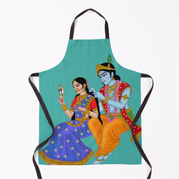 Item preview, RadhaKrishna Divine Love Digital Artwork | Eternal Devotion | Hindu Spiritual Wall Decor & Gifts designed and sold by Harshit_Digital_Arts.