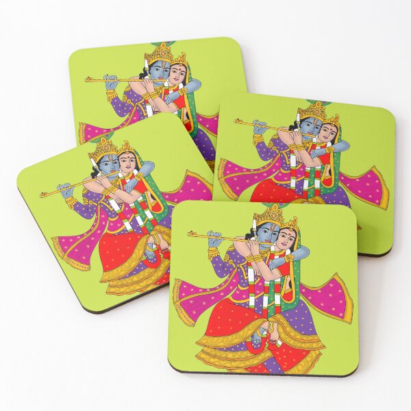 Item preview, RadhaKrishna Divine Love Digital Artwork | Eternal Devotion | Hindu Spiritual Wall Decor & Gifts designed and sold by Harshit_Digital_Arts.