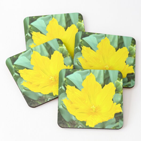 Item preview, Sunny Yellow Tulip Blooming in a Green Garden on a Warm Spring Day designed and sold by Be Captured by Brittany Emma.