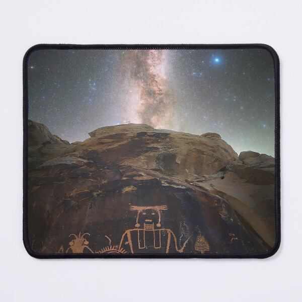 Item preview, Petroglyphs Beneath Starry Sky designed and sold by Rishstrethphoto.