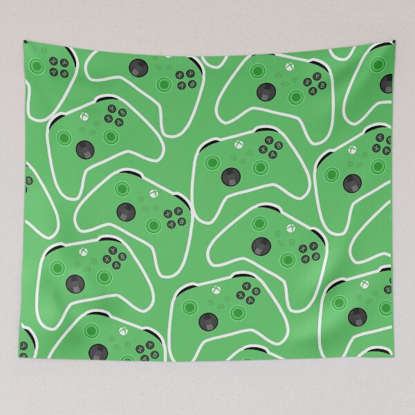 Item preview, Green Xbox Controller Pattern designed and sold by The Home Of Pink Peach.