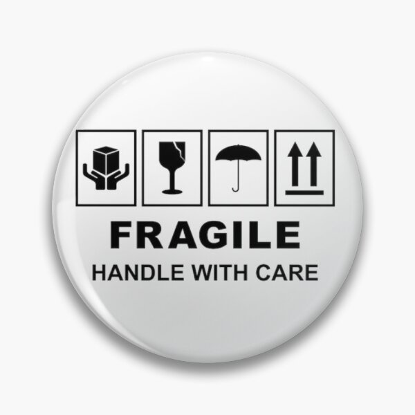 Item preview, Fragile Handle with Care logo designed and sold by UmaCreatesThings.