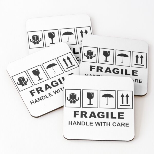 Item preview, Fragile Handle with Care logo designed and sold by UmaCreatesThings.