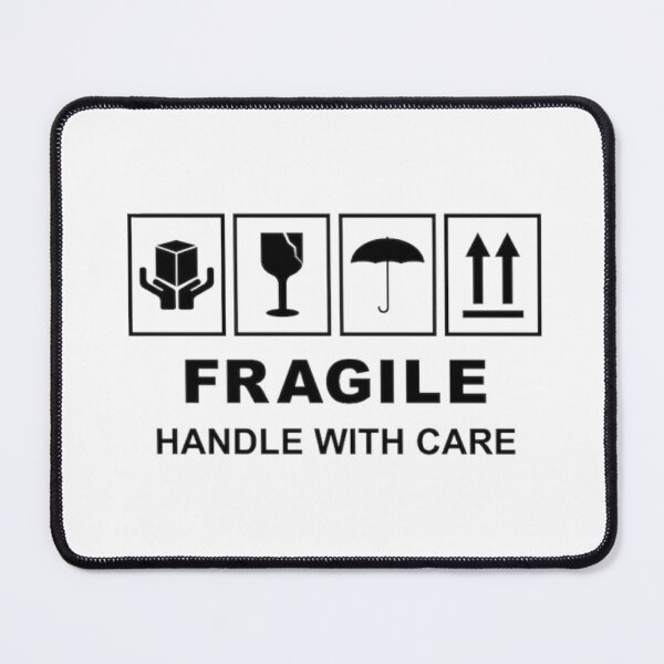 Item preview, Fragile Handle with Care logo designed and sold by UmaCreatesThings.