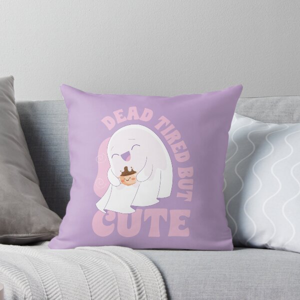 Item preview, Dead Tired but Cute – Adorable Sleepy Ghost Pastel Aesthetic Design designed and sold by chillaxcats.