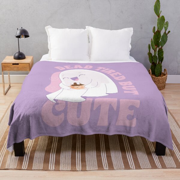 Item preview, Dead Tired but Cute – Adorable Sleepy Ghost Pastel Aesthetic Design designed and sold by chillaxcats.