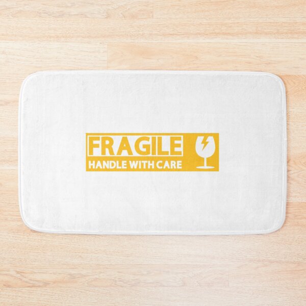 Item preview, Fragile Handle with Care Pictogram Yellow designed and sold by UmaCreatesThings.