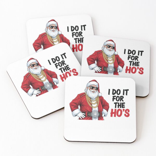 Item preview, Do It For The Ho's | Funny Christmas Bling Santa Design designed and sold by FelixnRobinus.