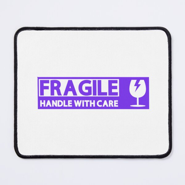 Item preview, Fragile Handle with Care Pictogram Purple designed and sold by UmaCreatesThings.