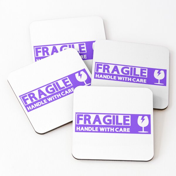 Item preview, Fragile Handle with Care Pictogram Purple designed and sold by UmaCreatesThings.