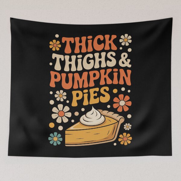 Item preview, Pumpkin Pie Thanksgiving Thick Thighs Pumpkin Pies designed and sold by HellD3vil-Art.