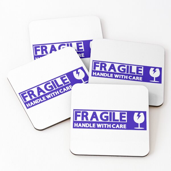 Item preview, Fragile Handle with Care Pictogram Blue designed and sold by UmaCreatesThings.
