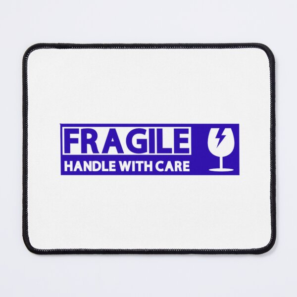 Item preview, Fragile Handle with Care Pictogram Blue designed and sold by UmaCreatesThings.