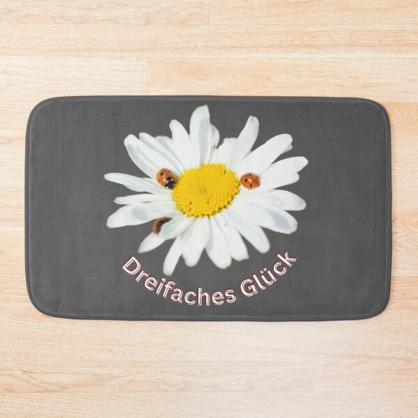 Item preview, Triple happiness – ladybugs on daisies | Nature & Joy of Life designed and sold by Katja LebenFreude.