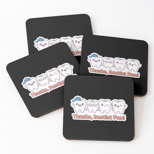 Item preview, Thanks Dentist Fam Cute Teeth Group Dental Filling Appreciation Gift Funny Tooth Squad designed and sold by bvdesignart.