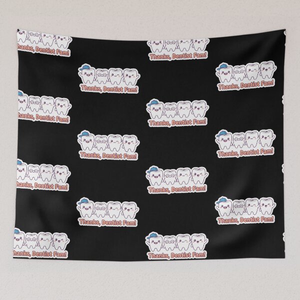 Item preview, Thanks Dentist Fam Cute Teeth Group Dental Filling Appreciation Gift Funny Tooth Squad designed and sold by bvdesignart.