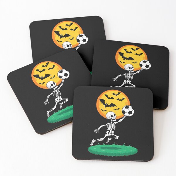 Item preview, Soccer Skeleton Soccer Player Goalie Halloween Sports Moon designed and sold by HellD3vil-Art.