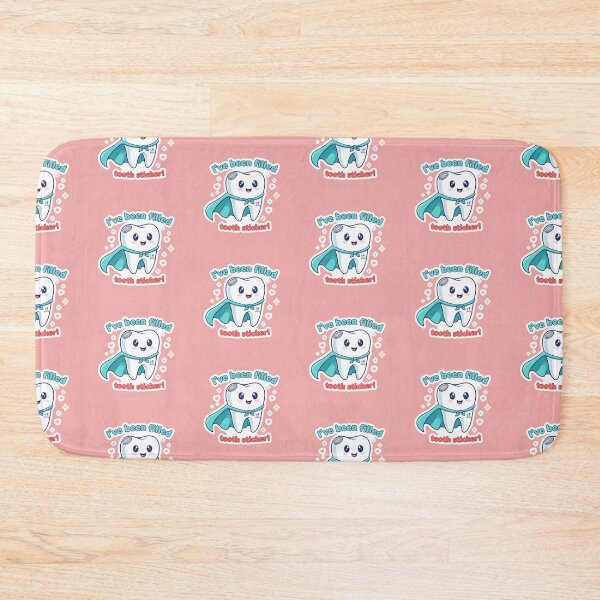 Item preview, Cute Dinosaur and Tooth Sticker Pack Dental Filling Hero I Have Been Filled Tooth Stay Brontosaurus Gift designed and sold by bvdesignart.