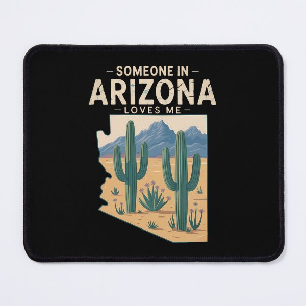 Item preview, Someone In Arizona Loves Me State Silhouette designed and sold by HellD3vil-Art.