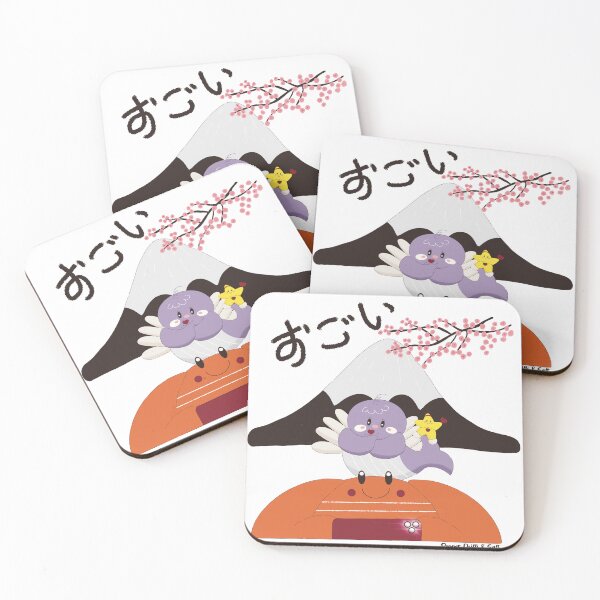 Item preview, Cute Mount Fuji with Cherry blossoms  designed and sold by 5stones2hands.