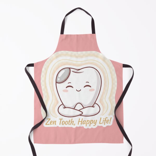 Item preview, Zen Tooth Happy Life Brontosaurus Positive Vibes I Have Been Filled Tooth Dental Filling Sticker Pack designed and sold by bvdesignart.