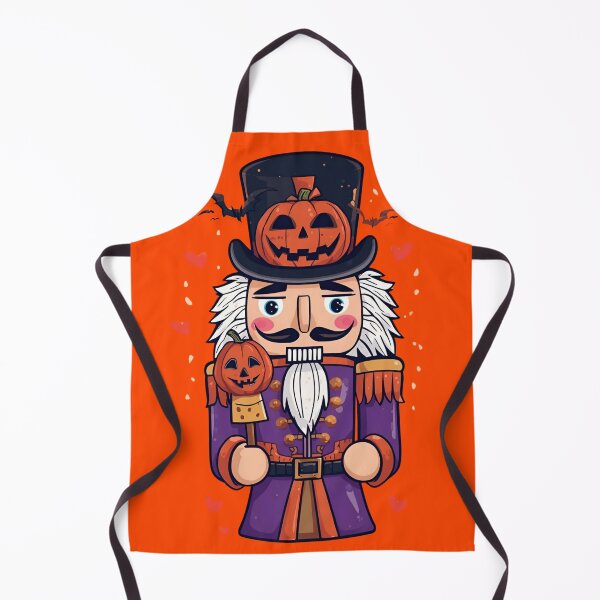 Item preview, Quirky Halloween Nutcrackwith Pumpkin Lollipop and Bats. designed and sold by ElixirCraft.