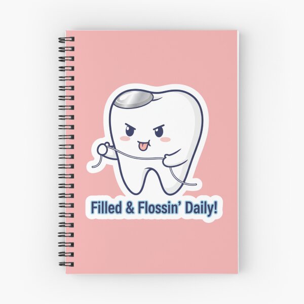 Item preview, Filled And Flossin Daily Dental Filling Cute Tooth Hero T Rex King Messasaurus Brontosaurus Sticker Pack designed and sold by bvdesignart.