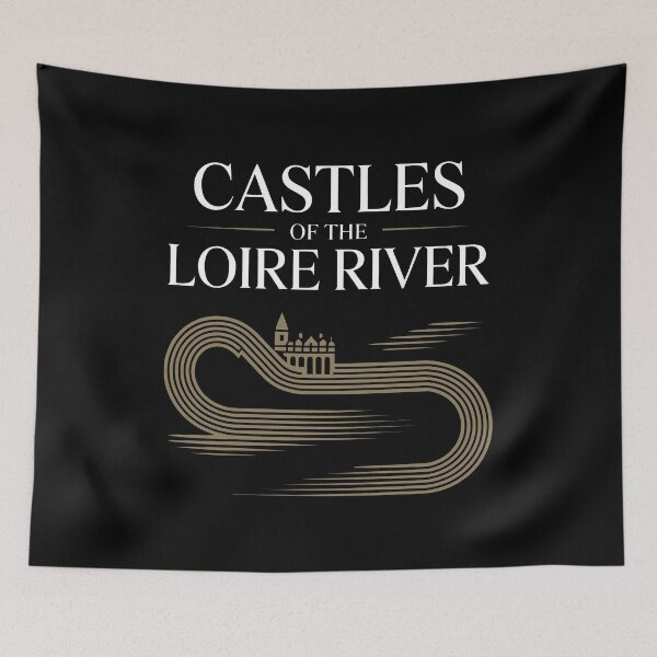 Item preview, Sophisticated Castle and River Design Inspired by the Loire designed and sold by SplashTastic.