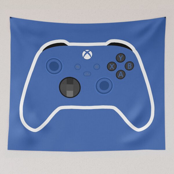 Item preview, Blue Xbox Controller designed and sold by The Home Of Pink Peach.