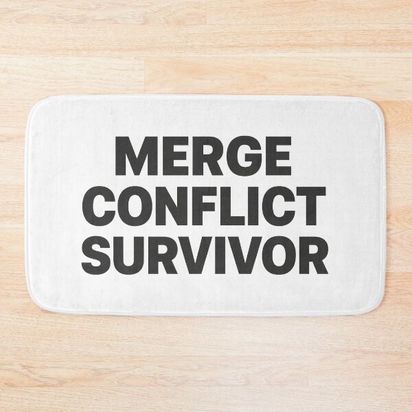 Item preview, Merge Conflict Survivor - Bold Design designed and sold by Jackson-Will.