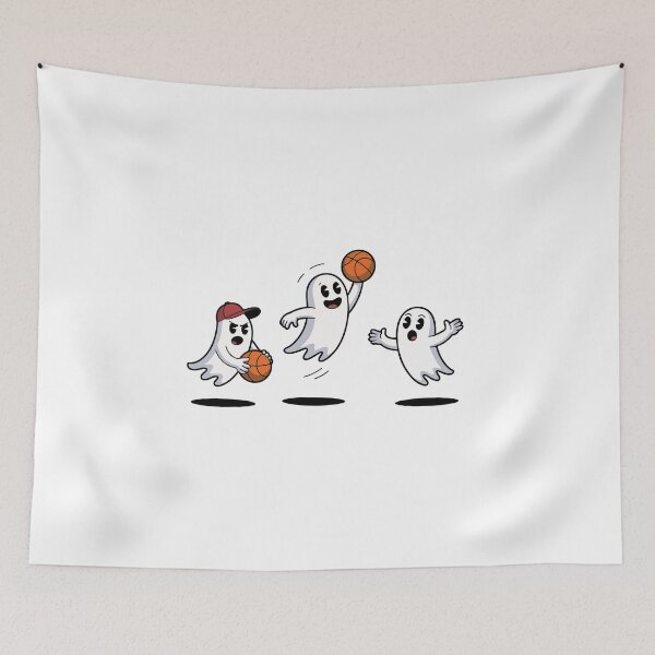 Item preview, Playful Ghosts Shooting Hoops designed and sold by jkrphoto.