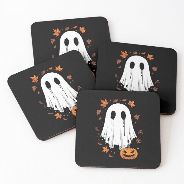 Item preview, Halloween Costumes Cute Crying Ghost Graphic Fall Leaves designed and sold by alenaz.