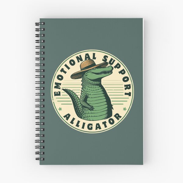 Item preview, Emotional Support Alligator V2 Retro Style  designed and sold by Scaryzz.