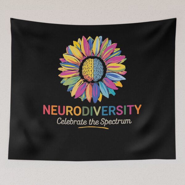 Item preview, Neurodiversity celebrate the spectrum Brain Autism Awareness designed and sold by Formatage.