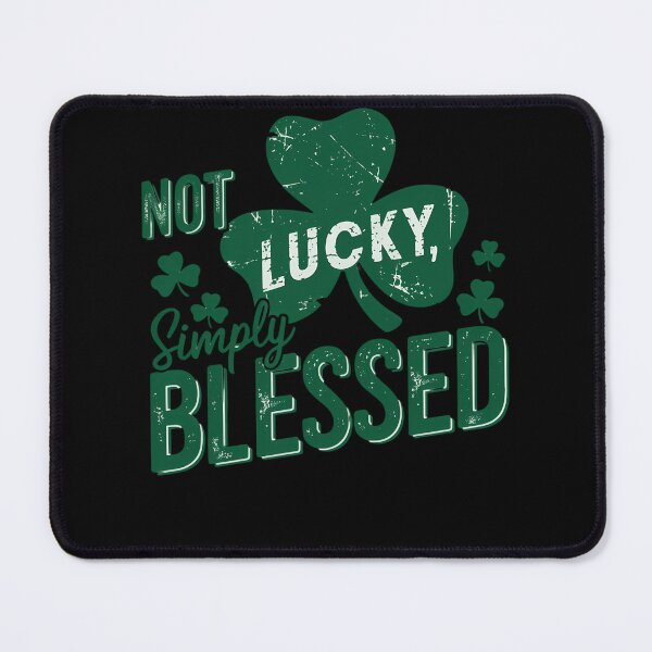 Item preview, Not Lucky Simply Blessed Shamrock St Patrick's Day Christian designed and sold by Formatage.