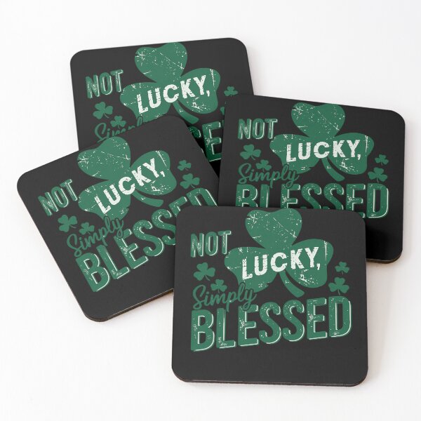 Item preview, Not Lucky Simply Blessed Shamrock St Patrick's Day Christian designed and sold by Formatage.