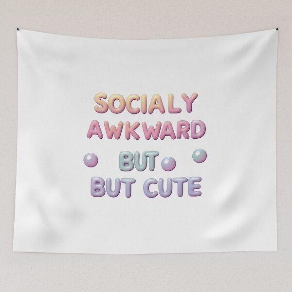 Item preview, socially awkward but cute designed and sold by Arty Art.