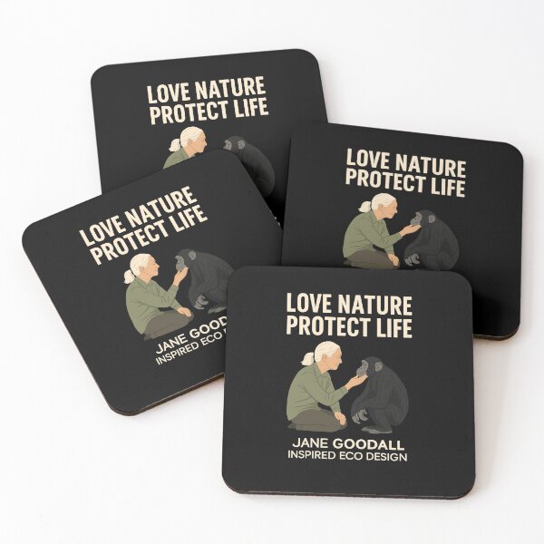 Item preview, ? Love Nature, Protect Life – Jane Goodall Inspired Design designed and sold by LoaiArt.