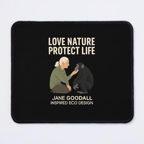 Item preview, ? Love Nature, Protect Life – Jane Goodall Inspired Design designed and sold by LoaiArt.
