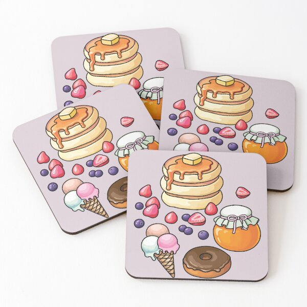 Item preview, Fluffy Pancake with Ice Cream and Honey for Brunch designed and sold by cremedecolor.