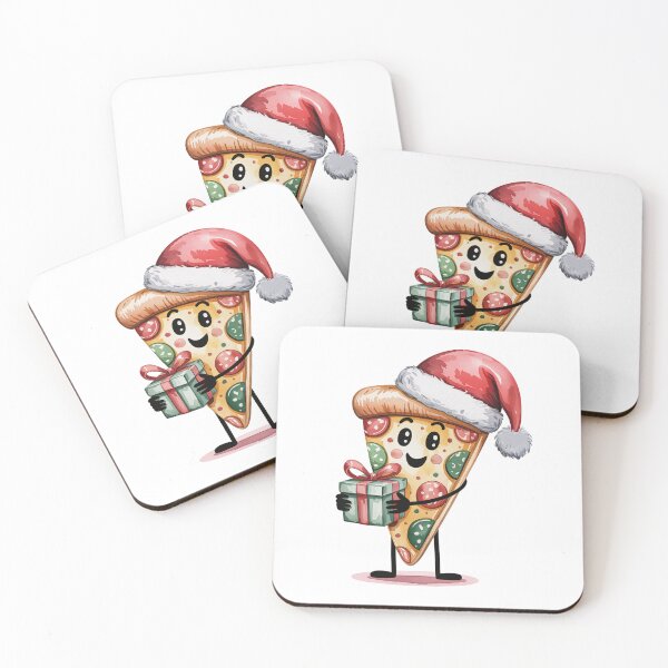 Item preview, Festive Pizza Slice with Gift designed and sold by jkrphoto.