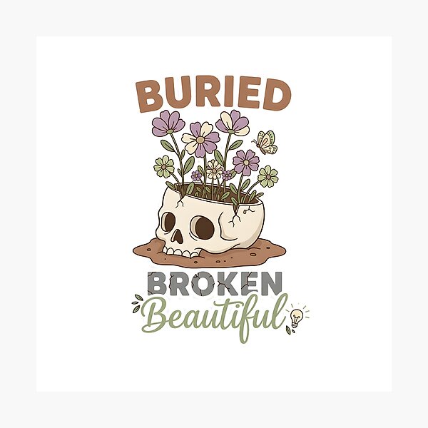 Item preview, Buried Broken Beautiful designed and sold by meesara.