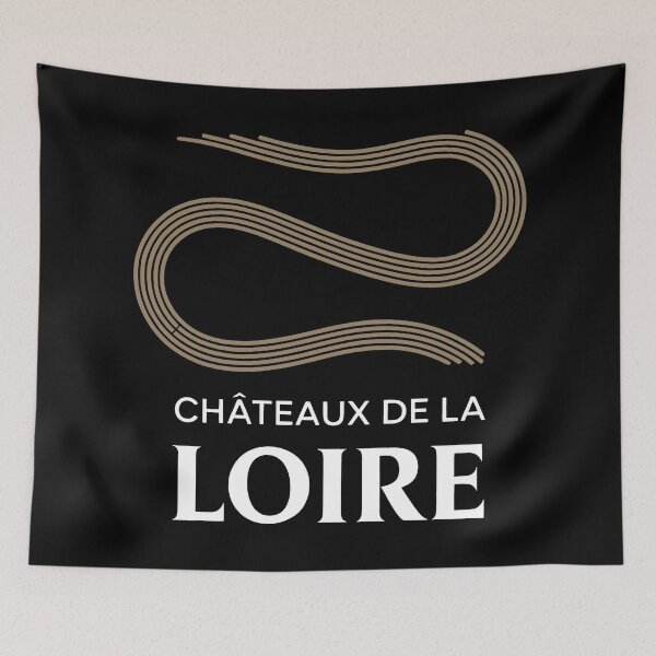 Item preview, Minimalist Tribute to Châteaux de la Loire designed and sold by SplashTastic.