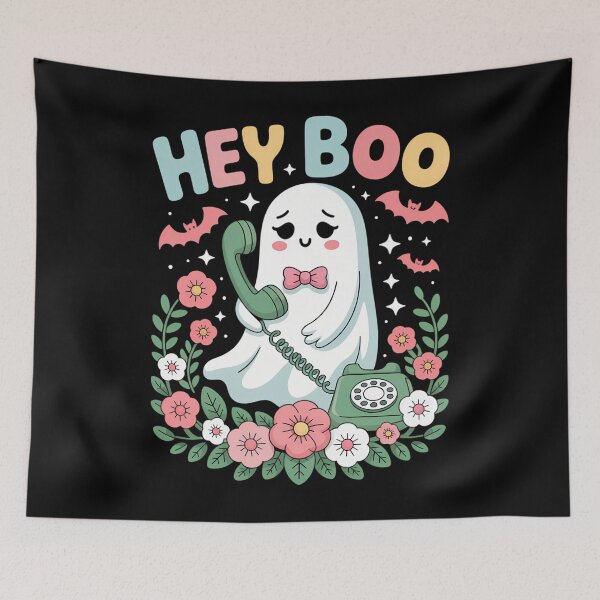 Item preview, Hey Boo Cute Ghost Funny Halloween designed and sold by LeeEvans222.
