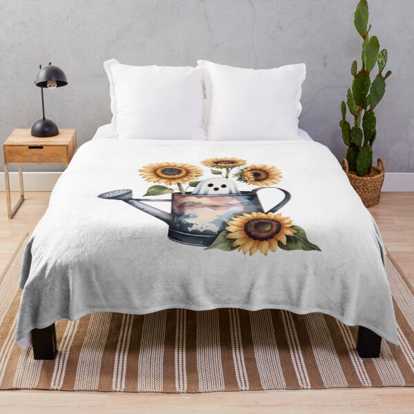 Item preview, Ghostly Surprise Among Sunflowers designed and sold by jkrphoto.